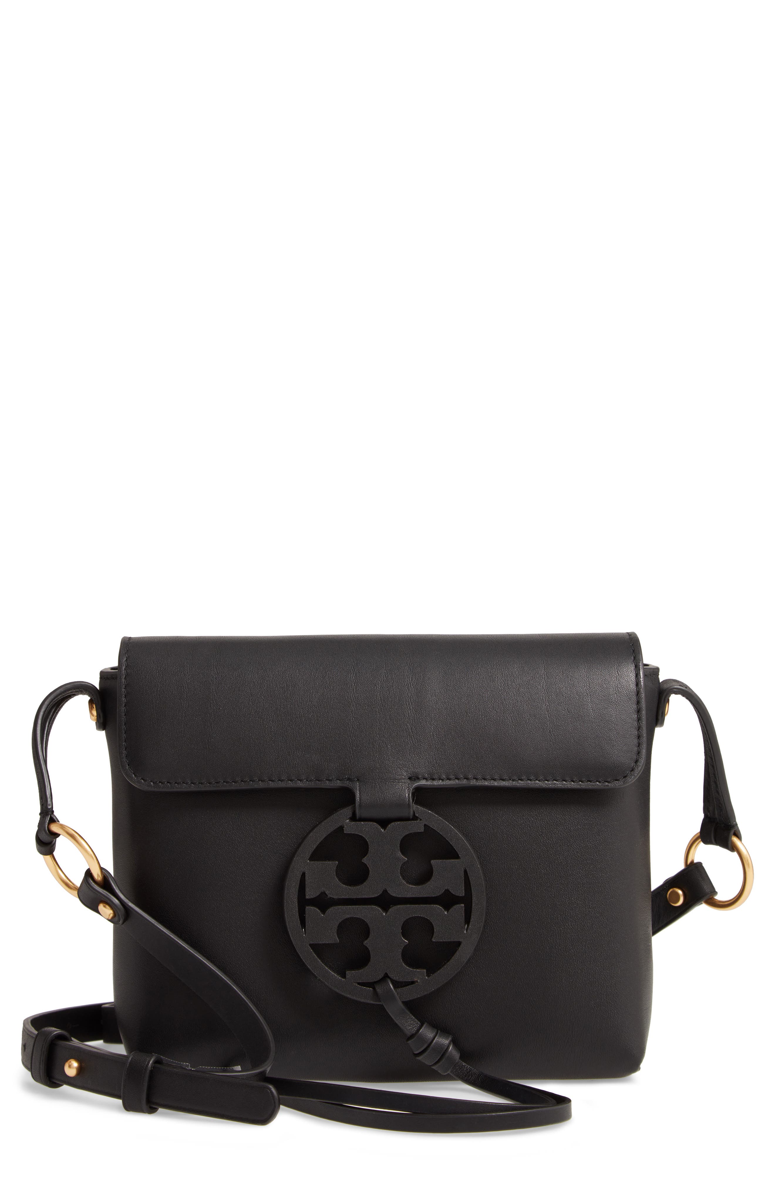 Tory Burch Miller Leather Crossbody Bag, Main, color, 