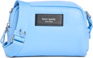 Kate Spade New York puffed small leather crossbody bag