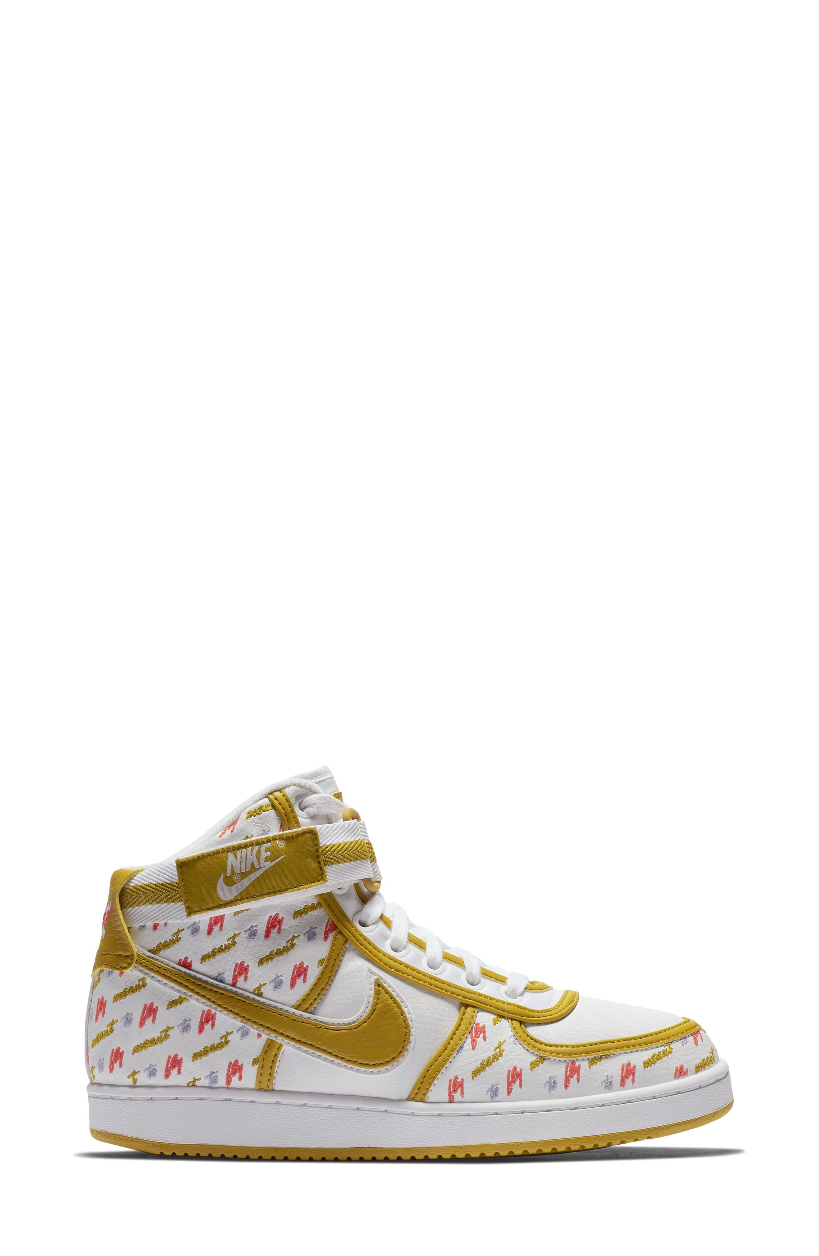 Vandal High Lux Sneaker, Alternate, color, WHITE/ CITRON/ TWILIGHT PULSE