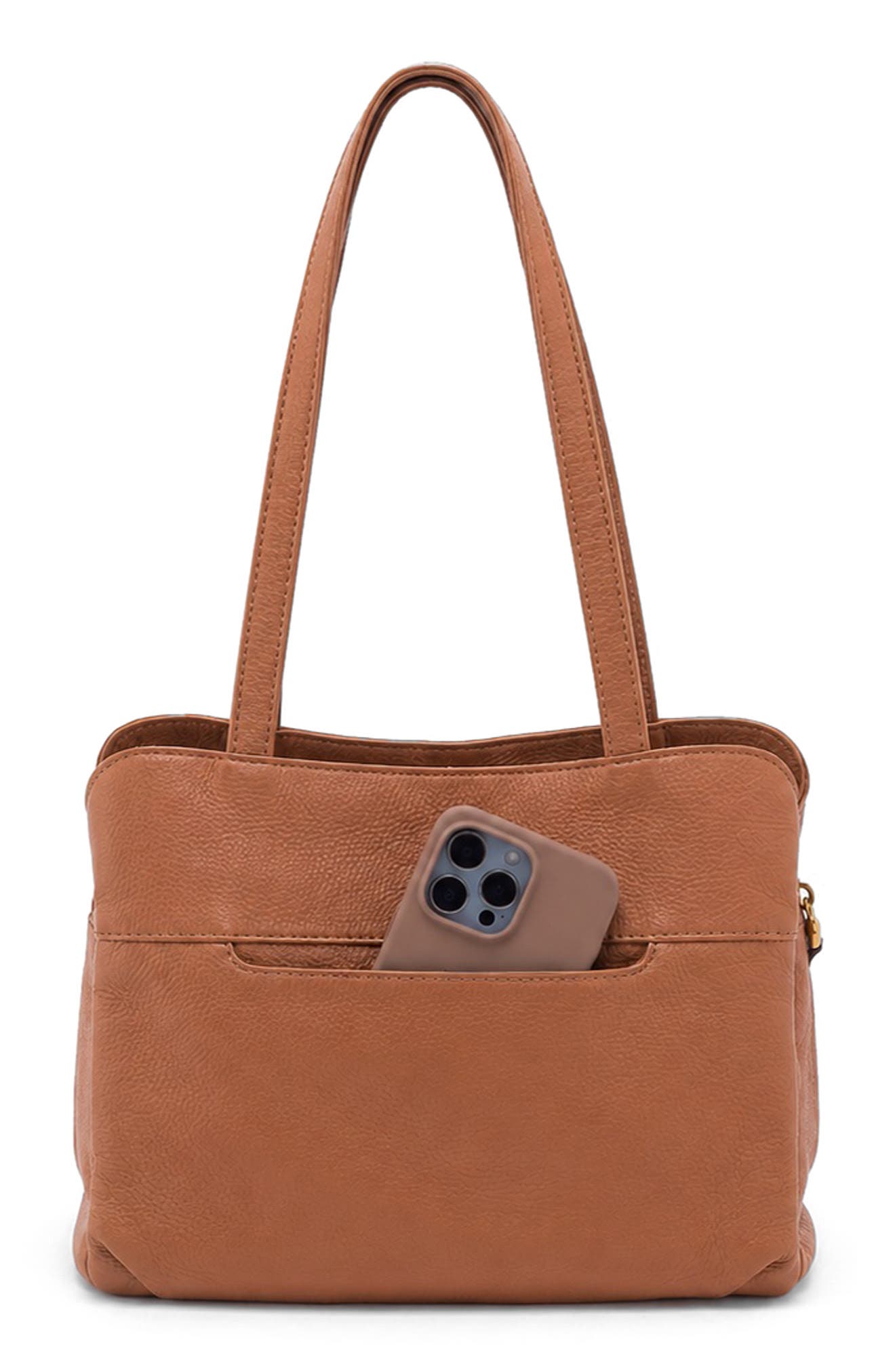 Starr Leather Tote, Alternate, color, TIMBER BROWN