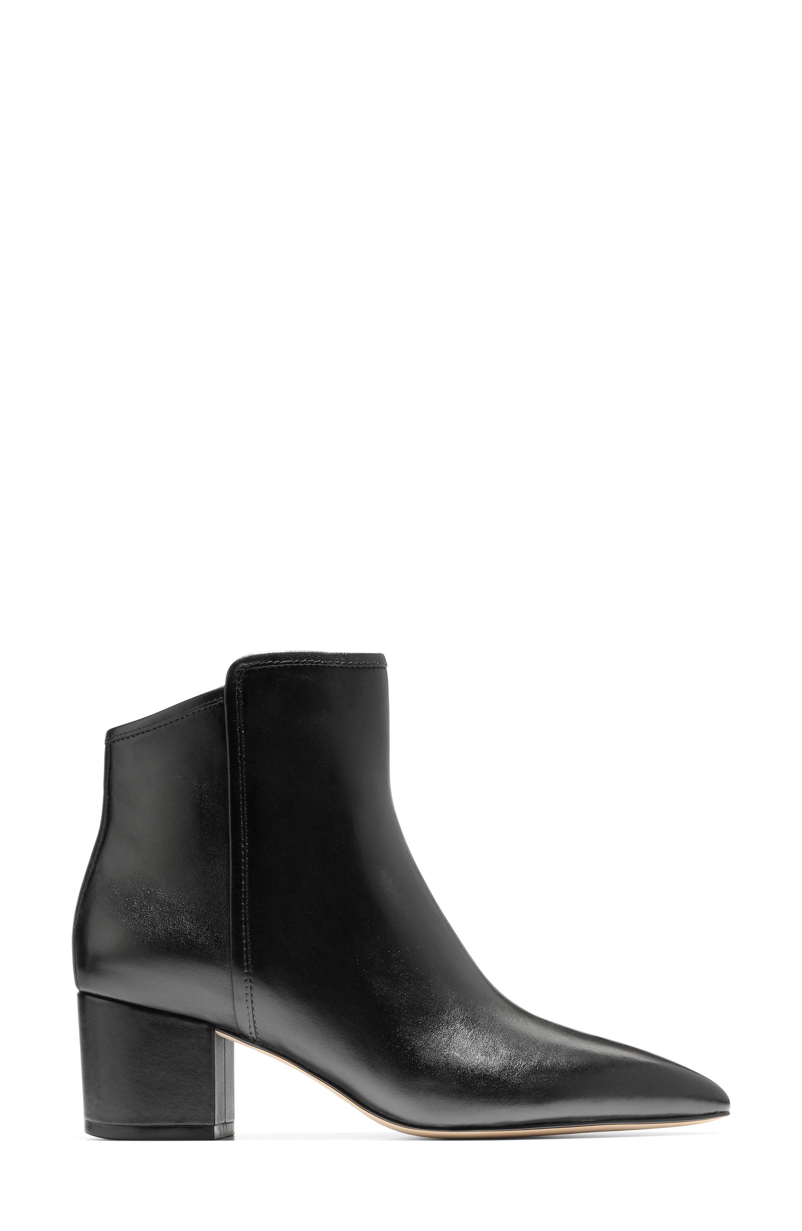Cole Haan Eanna Ankle Bootie, Alternate, color, Black Leather