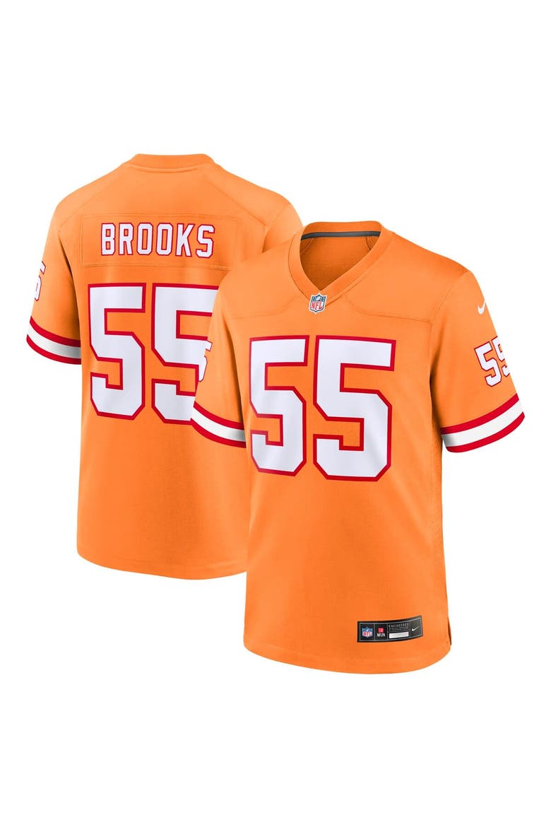 Youth Nike Derrick Brooks Orange Tampa Bay Buccaneers Retired Player Game Jersey, Main, color, Orange