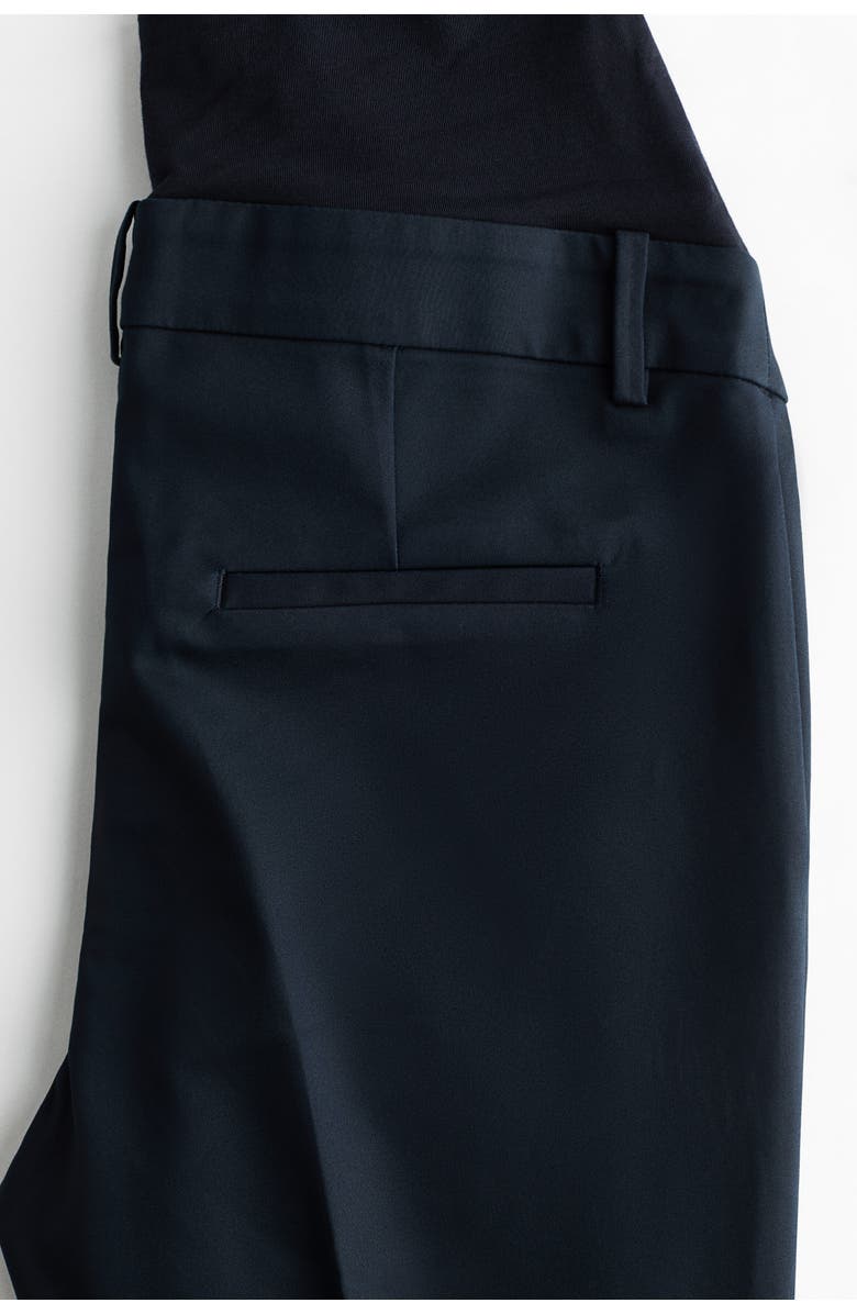 H&M Mama Cigarette Trousers, Alternate, color, Navy Blue
