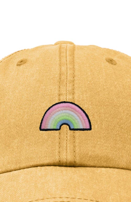 Dalix Rainbow Hat In Washed Gold