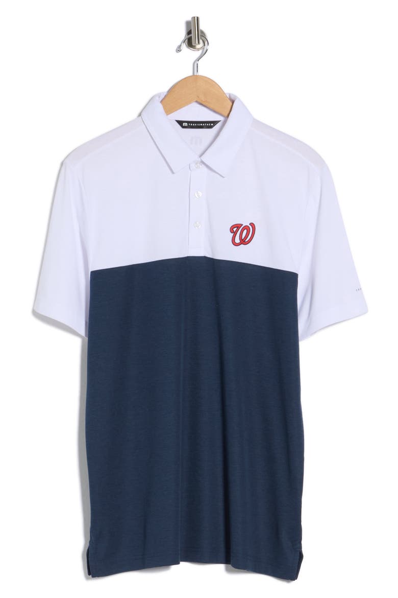 Washington Nationals Home Run Leader Polo, Alternate, color, WHITE/ NAVY
