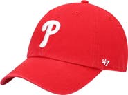 '47 Men's '47 Red Philadelphia Phillies Clean Up Adjustable Hat