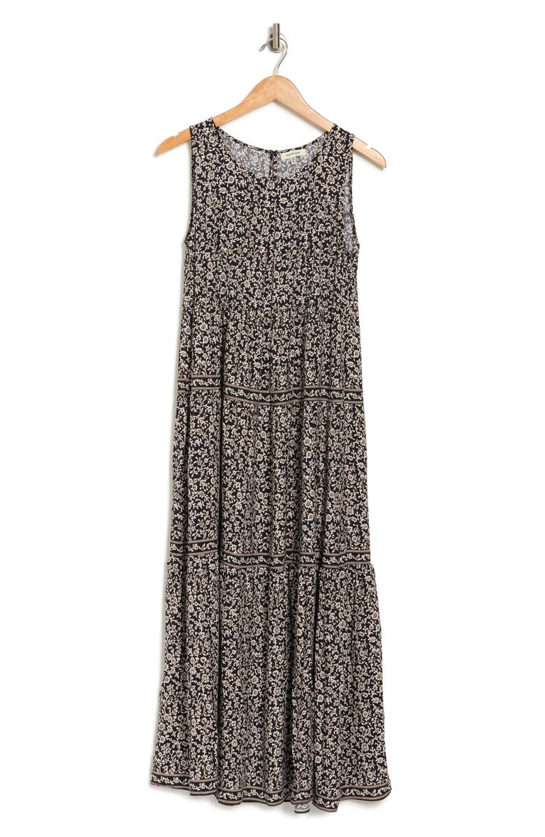 MAX STUDIO Sleeveless Tiered Maxi Dress, Alternate, color, 