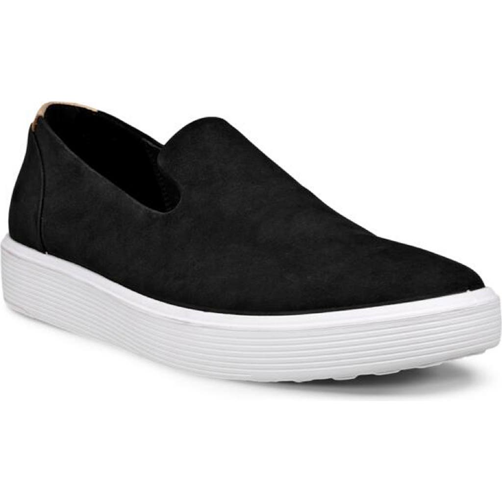 Ecco Soft 60 Slip-on Sneaker In Black