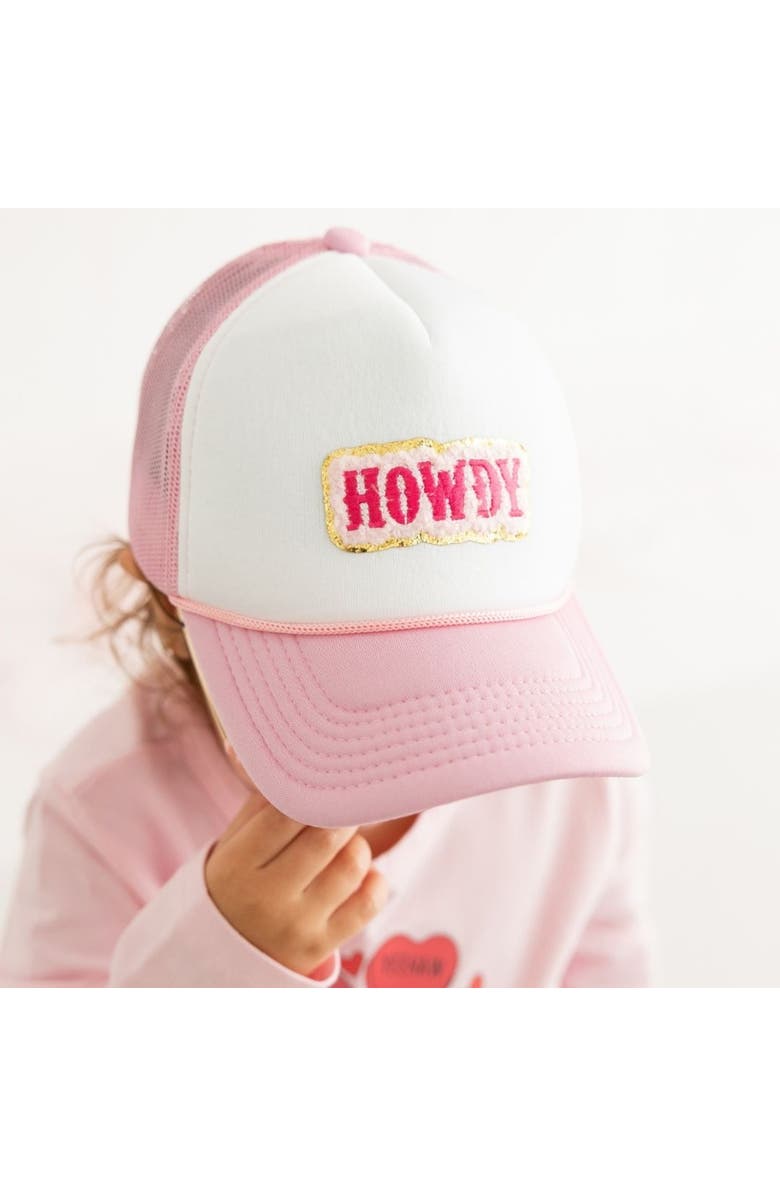 Sweet Wink Howdy Patch Trucker Hat, Alternate, color, 