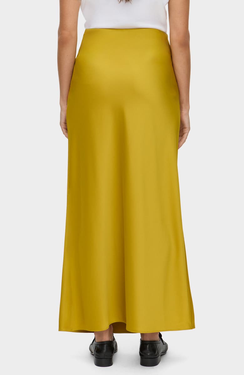 ALIGNE Harris Bias Cut Skirt, Alternate, color, Mustard