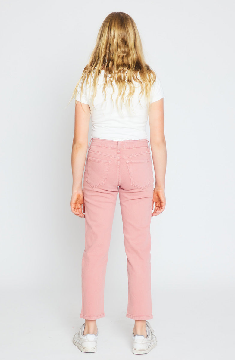 KanCan Uniqua 90's Ultra High Rise Straight Jeans, Alternate, color, Coral