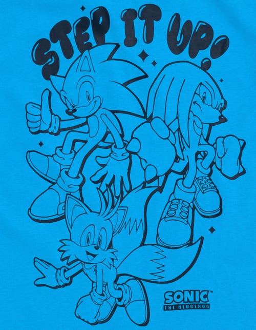 Sega T-shirt & Mesh Shorts Set In Blue