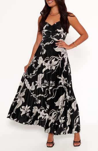 Petal & Pup Angelique Floral Pleated Wide Leg Jumpsuit