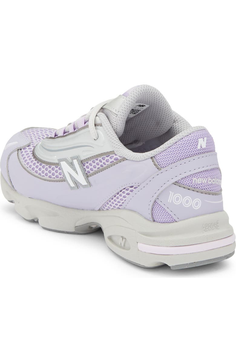 New Balance Kids' 1000 Sneaker, Alternate, color, Lavender/ Silver Metallic