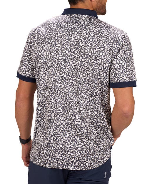 Black Clover Lucky Bloom Polo In Blue