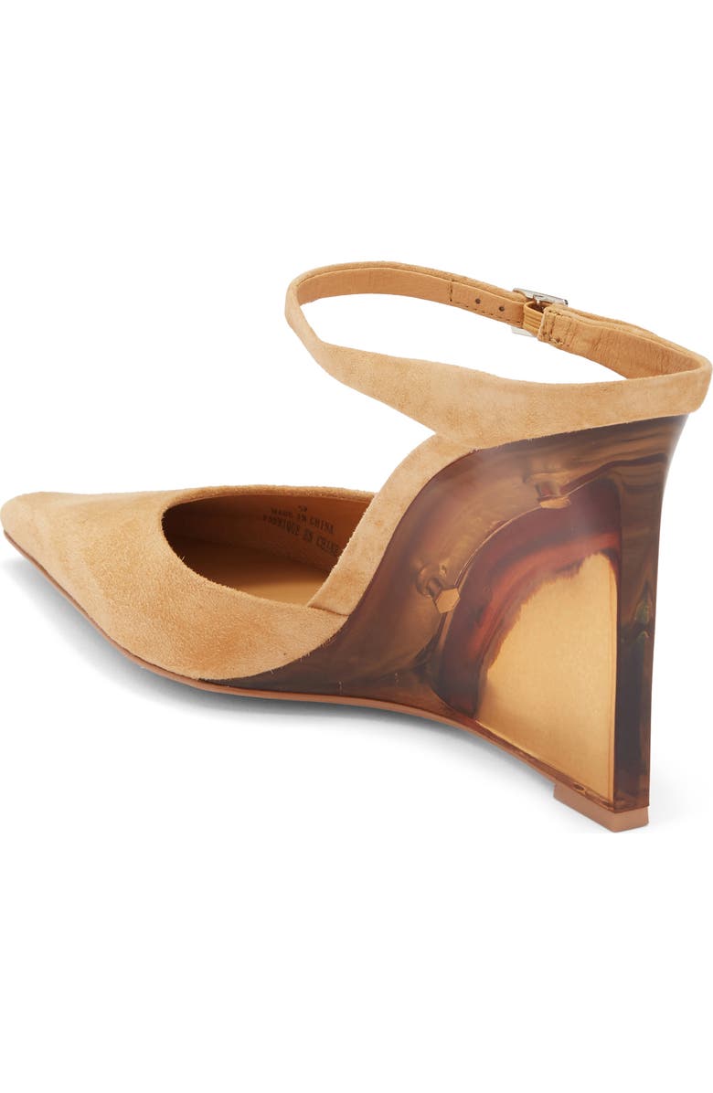 Jeffrey Campbell Maribelle Wedge Mule, Alternate, color, Camel Suede