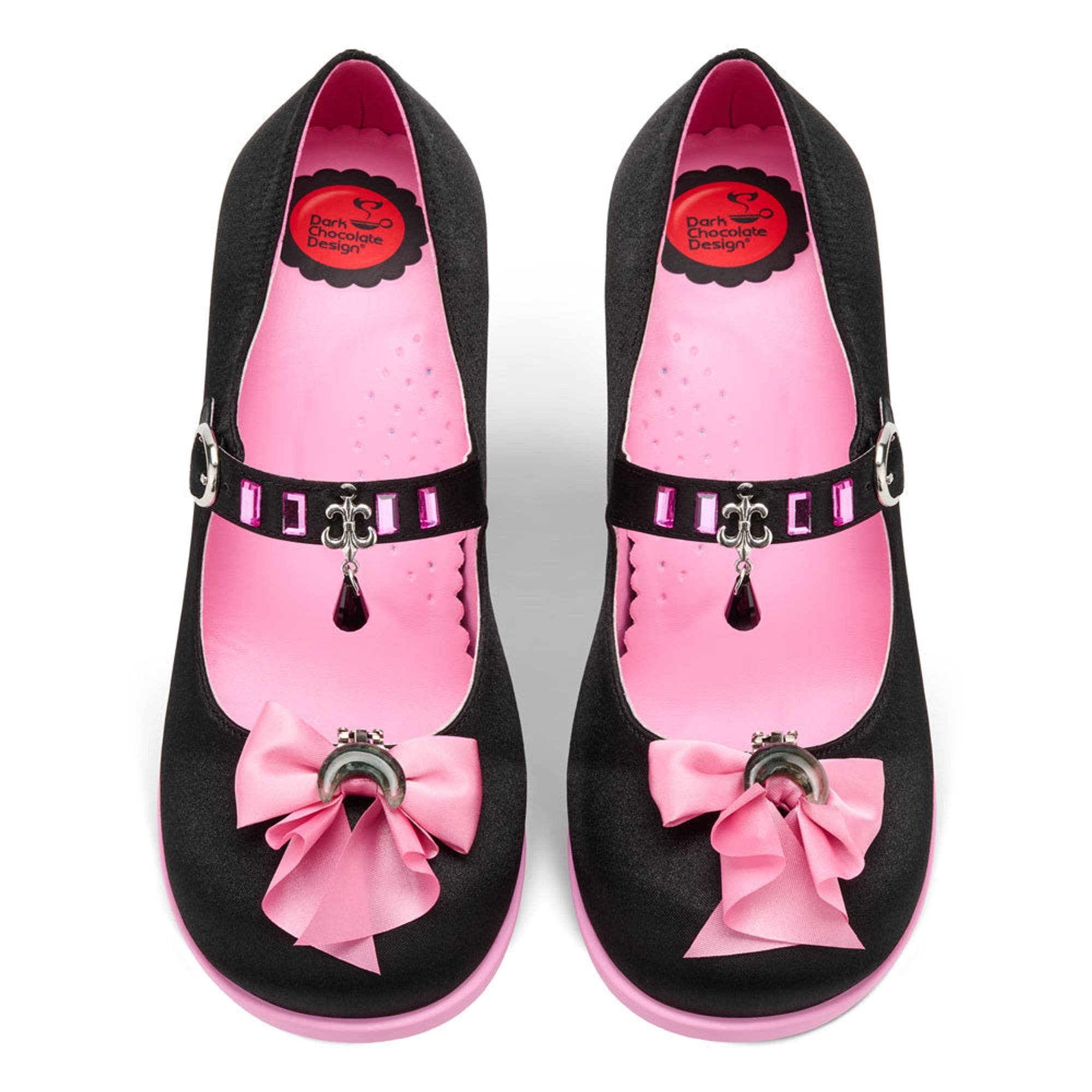 Hot Chocolate Design Dark Moon Women's Mary Jane Pumps, Alternate, color, Black Moon