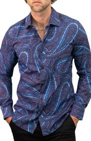 Lords of Harlech Norman Button-Up Shirt