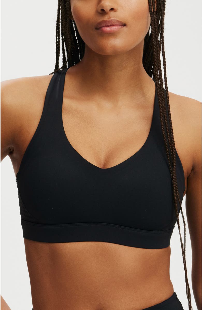 COTTON ON BODY Women's Active Ultimate High Impact Racer Back Crop, Main, color, 