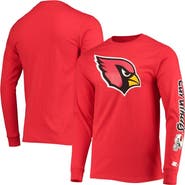 STARTER Men's Starter Cardinal Arizona Cardinals Halftime Long Sleeve T-Shirt