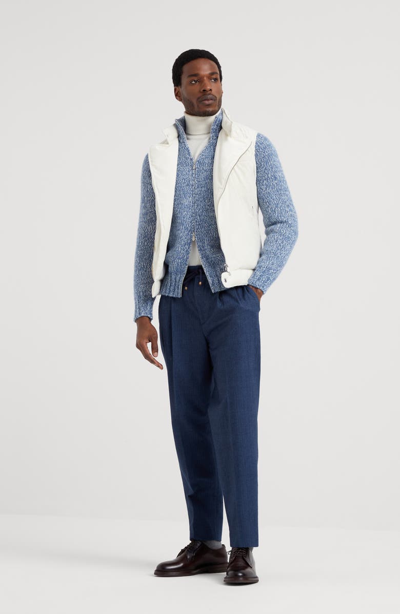 Brunello Cucinelli Chiné cardigan, Alternate, color, 