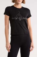 Baby Phat Rhinestone Logo Graphic T-Shirt