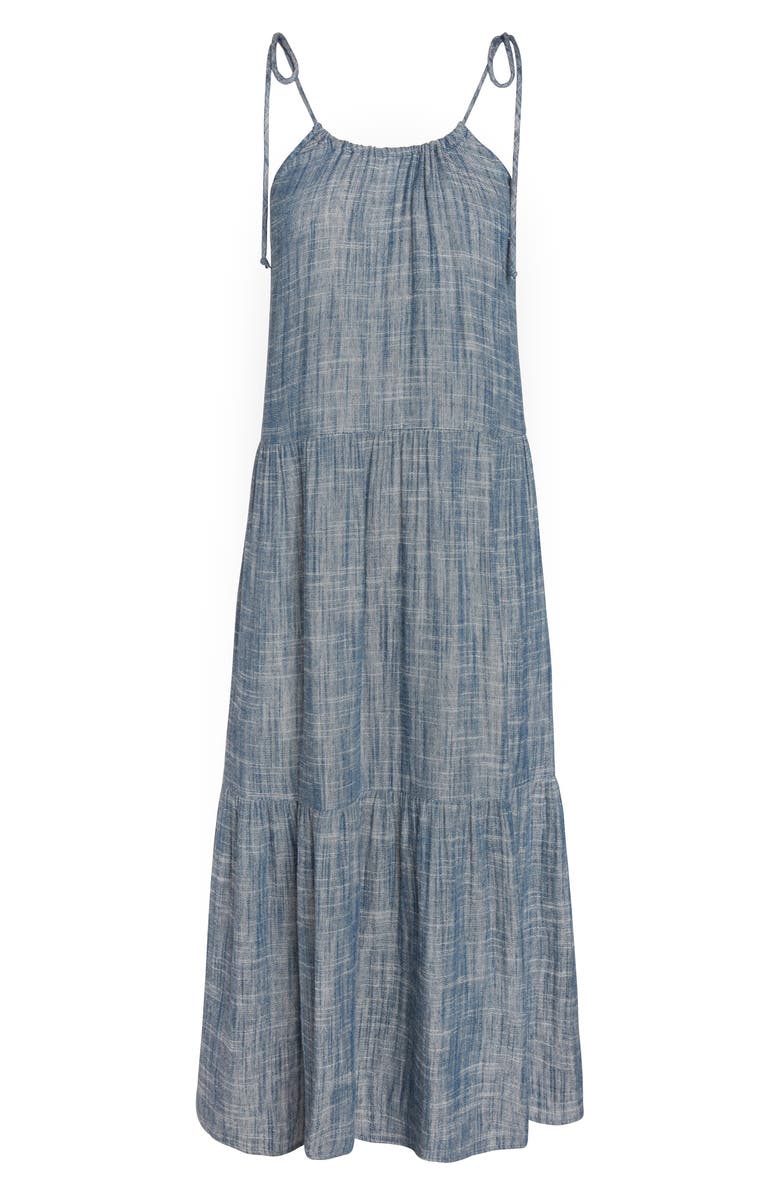 Willow Karina Tiered Maxi Dress, Alternate, color, Indigo