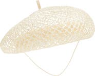 Gigi Burris Millinery Coco Woven Straw Beret