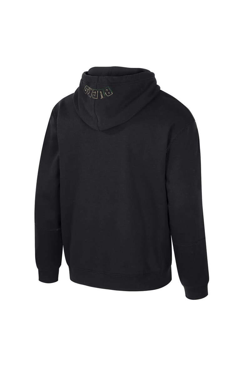 Unisex Stadium Essentials Black Milwaukee Bucks Elementized Pullover Hoodie, Alternate, color, Black