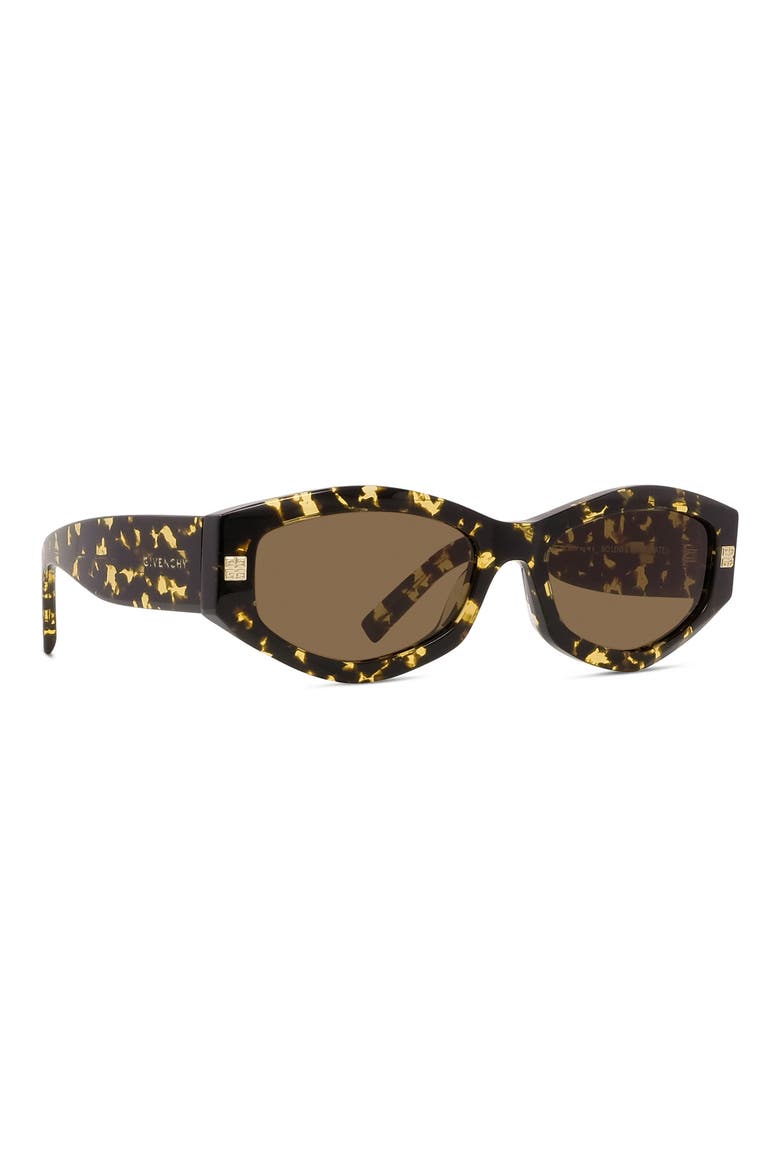 GVDAY 54mm Square Sunglasses, Alternate, color, COL/HRN/BRN