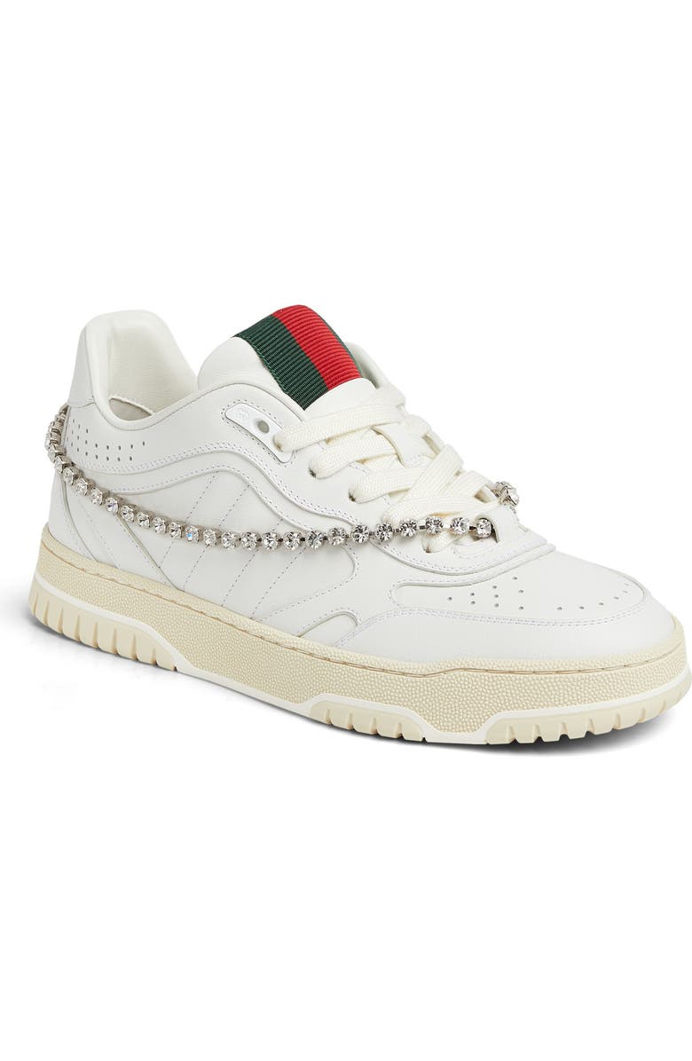 Gucci Re-Web Chain Detail Sneaker, Main, color,