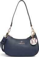 Nanette Lepore Convertible Faux Leather Baguette Shoulder Bag
