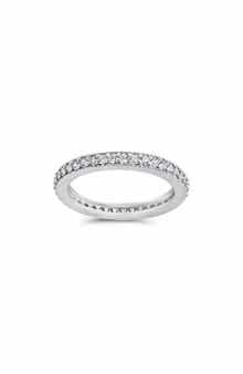 Sterling Forever Sterling Silver Sparkling CZ Band Ring