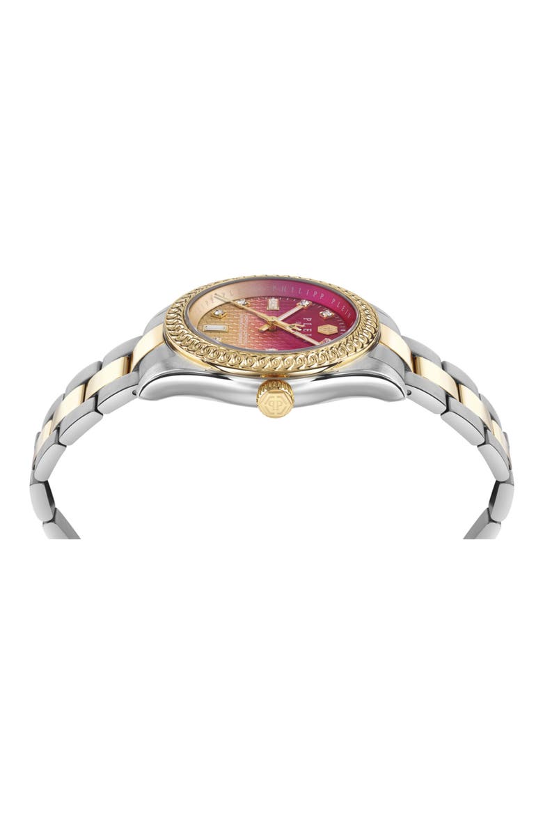 Queen Bracelet Watch, 36mm, Alternate, color, TWO TONE