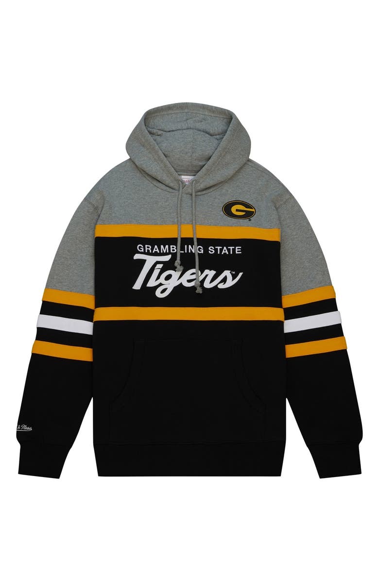 Mitchell & Ness Men's Mitchell & Ness Black Grambling Tigers Head Coach Pullover Hoodie, Alternate, color, Black