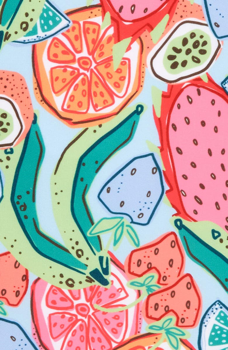 Boardies Kids' Ice Slice Ruffles One-Piece Swimsuit, Alternate, color, Blue/ Green/ Pink Multi