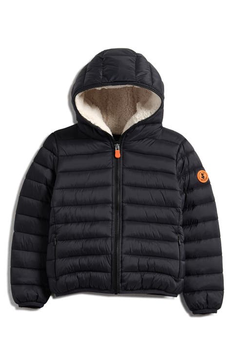 Kids' Leci Hooded Faux Shearling Lined Puffer Jacket (Little Kid & Big Kid)