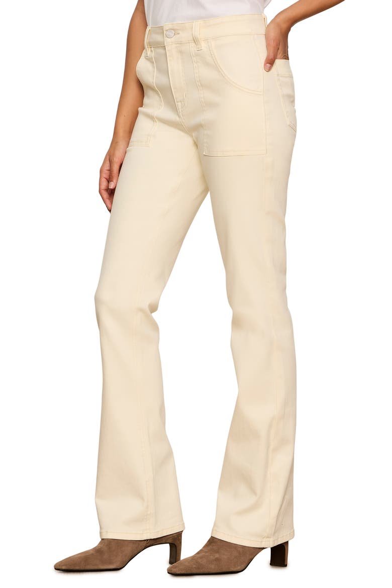 Insider High Waist Bootcut Jeans, Alternate, color, COLLAGEN WHITE