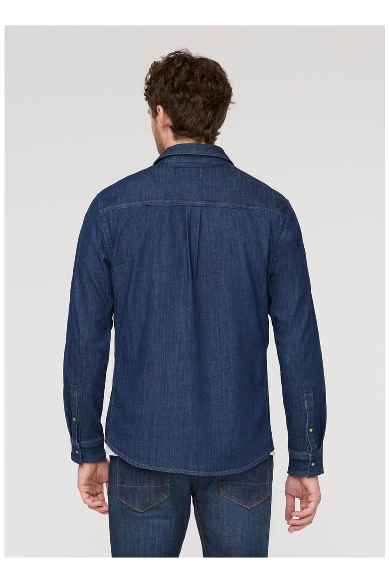 Performance Denim Lite Two-Pocket Shirt, Alternate, color, Dark-Stone