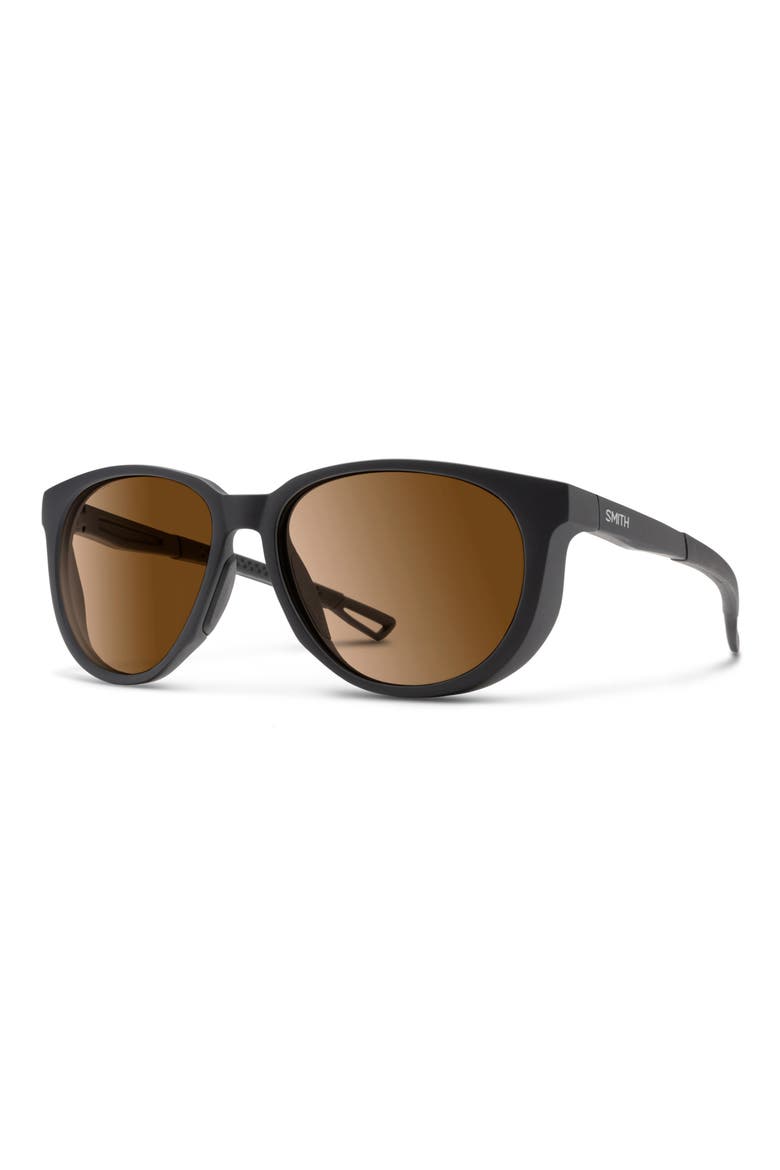 Seeker 57mm Sunglasses, Alternate, color, BLACK / PHOTOCHROMIC BROWN