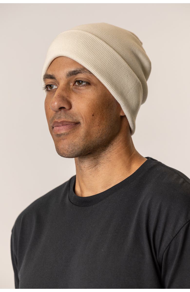 Vottera Organic Cotton Beanies, Alternate, color, Natural