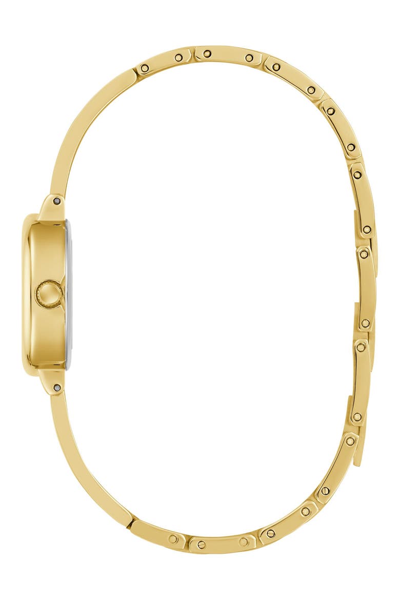 Oblong Crystal Marker Watch, 21mm, Alternate, color, GOLD TONE