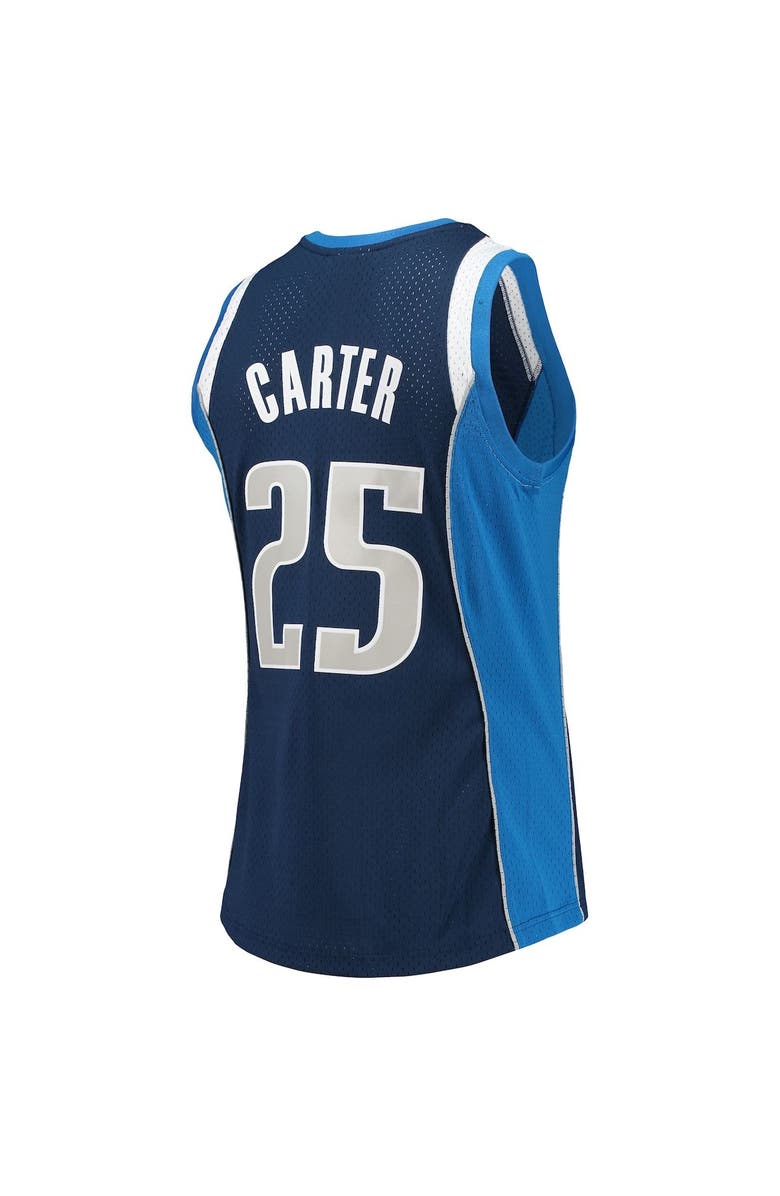 Mitchell & Ness Men's Mitchell & Ness Vince Carter Navy Dallas Mavericks Hardwood Classics Swingman Jersey, Alternate, color, 