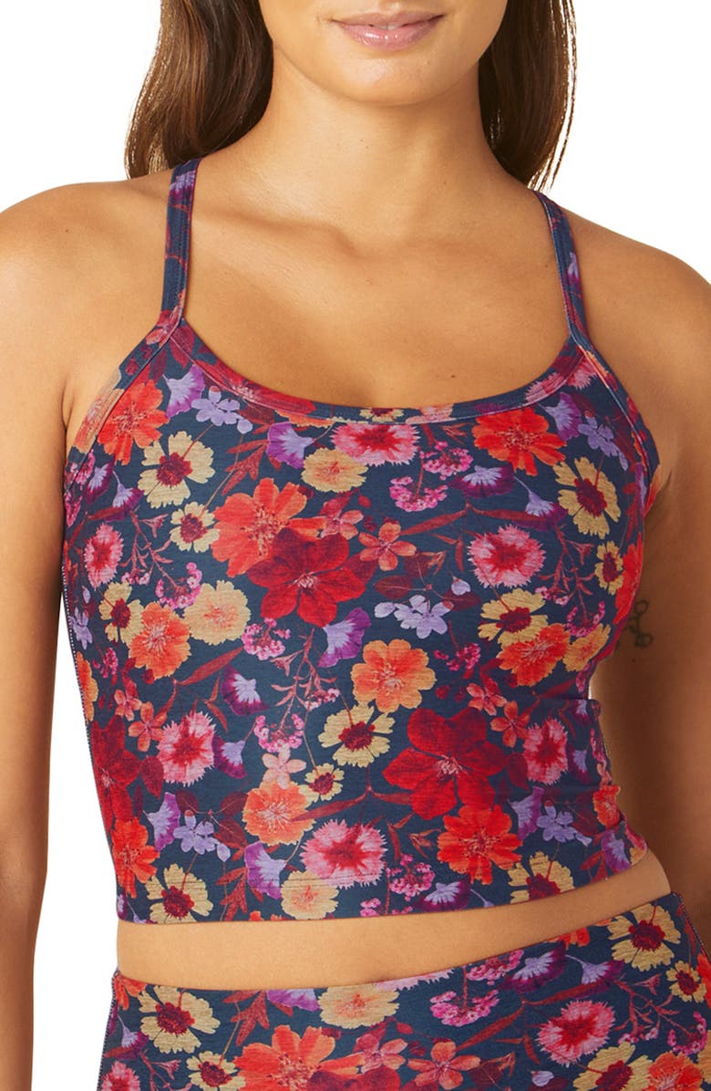 Beyond Yoga Softmark Crop Tank, Main, color, Summer Bouquet
