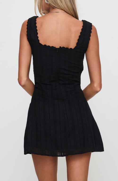 Princess Polly De Santis Mini Dress In Black