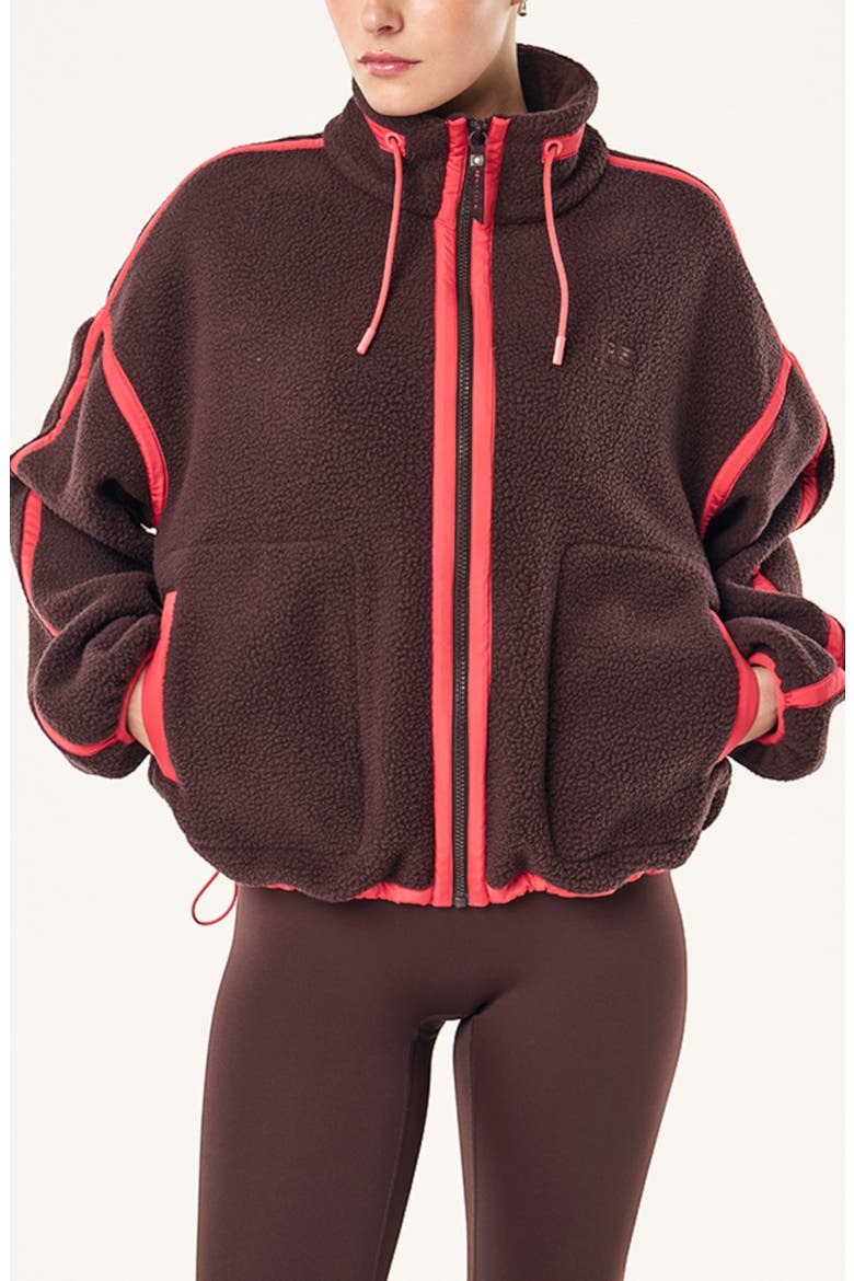 Lennon Jacket, Main, color, DARK PLUM/ STRAWBERRY