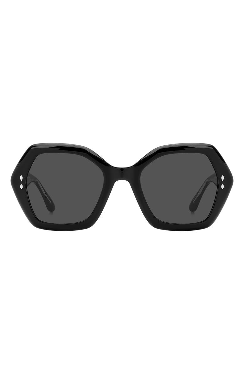 Isabel Marant 53mm Geometric Sunglasses, Main, color,