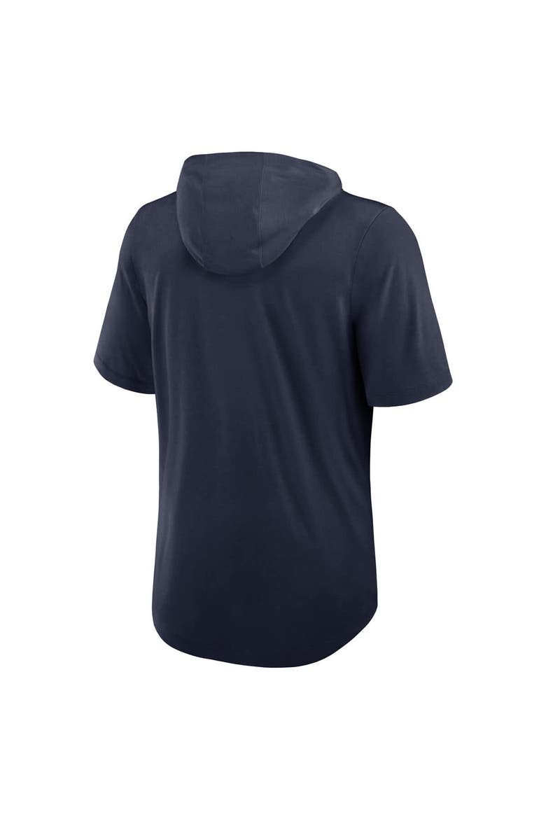 Men's Nike Navy Dallas Cowboys Lockup Tri-Blend Hoodie T-Shirt, Alternate, color, Navy