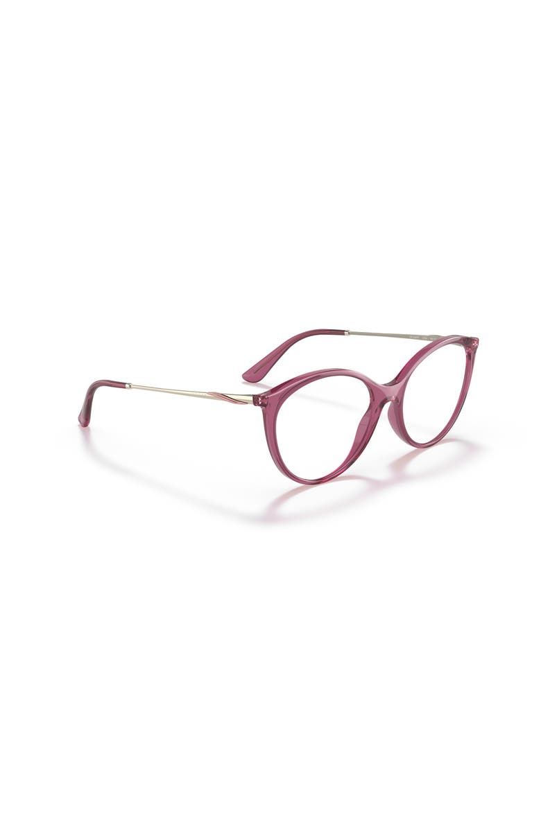 Vogue Eyewear 53mm Oval optical glasses, Alternate, color, Violet