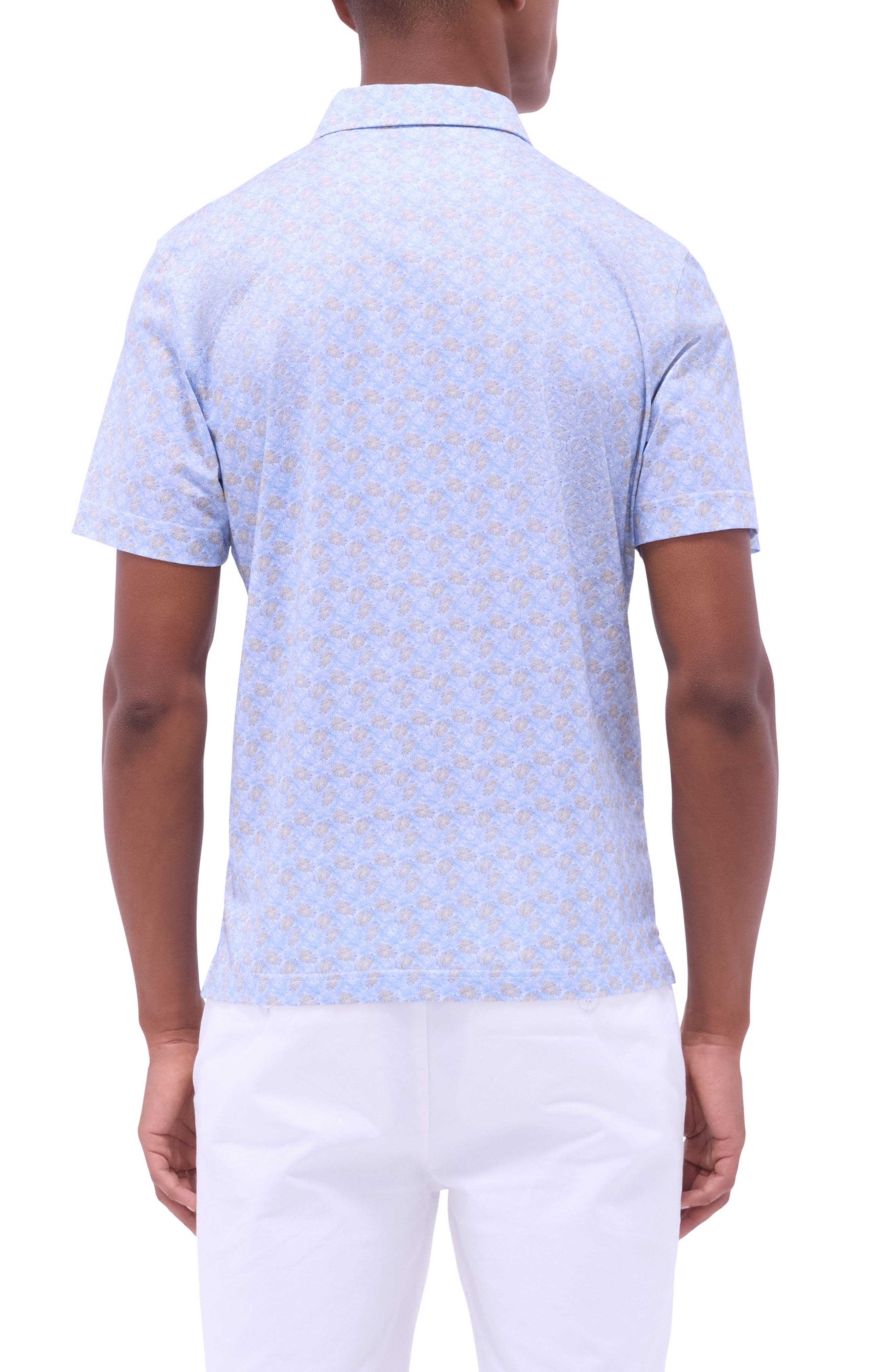Victor OoohCotton Leaf Print Polo - image 2